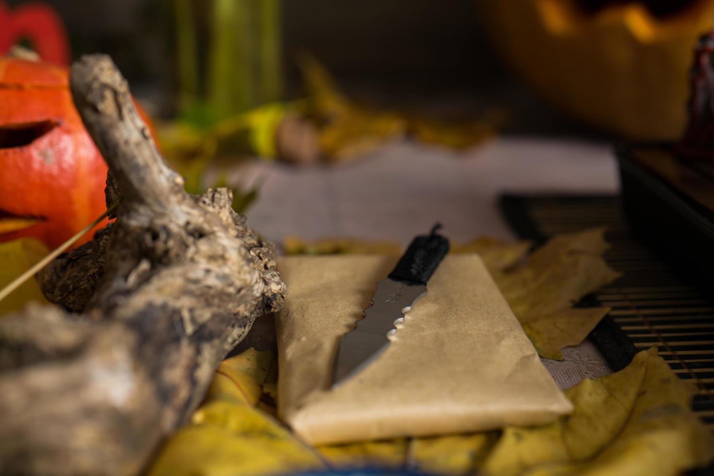 knife for pressed Chinese pu-erh tea photo