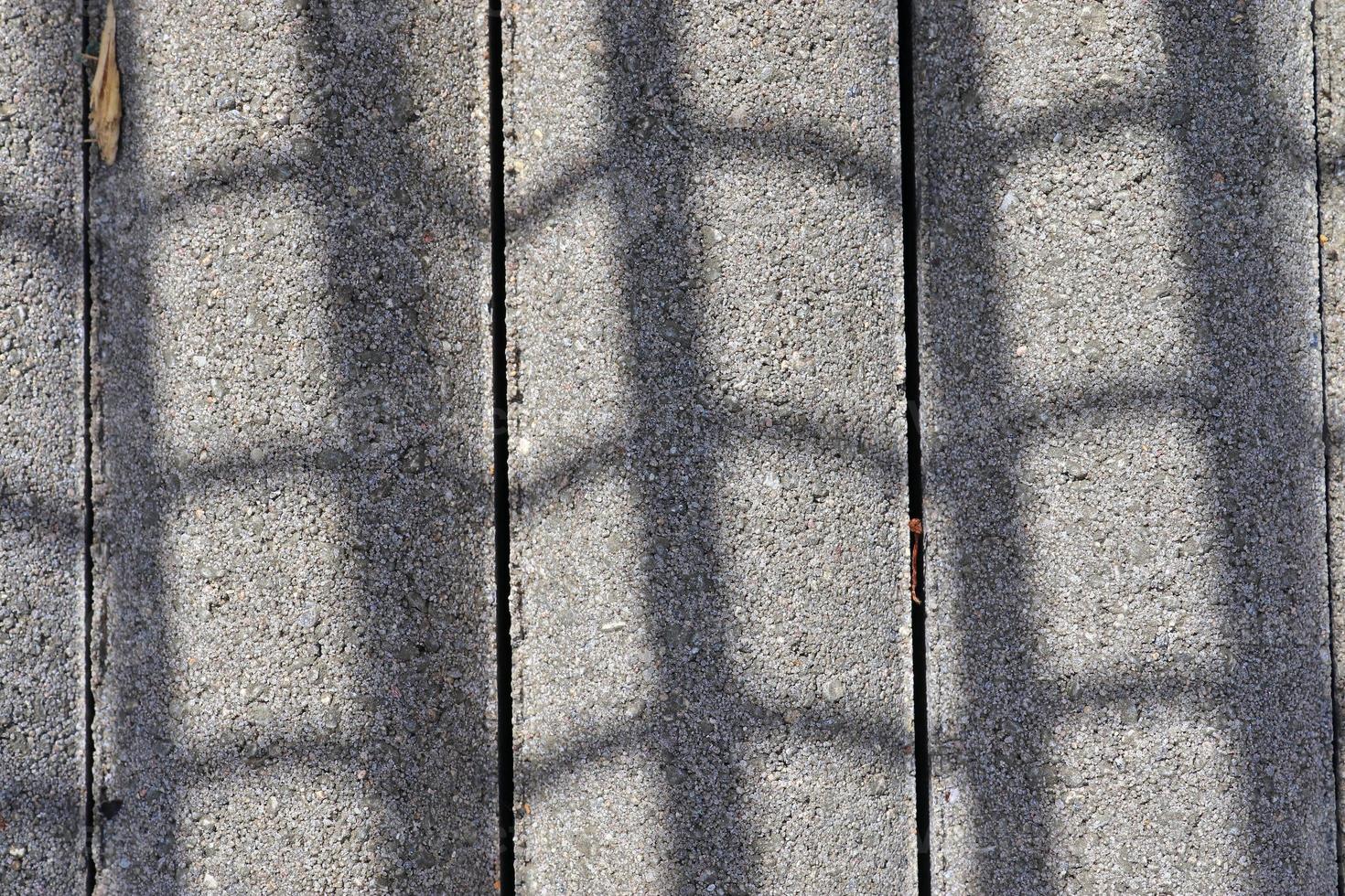 textura de cierre detallada en baldosas estructuradas en el suelo foto