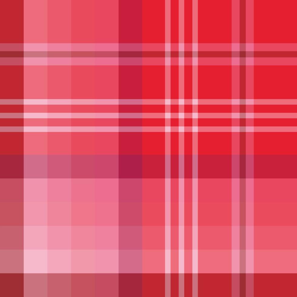 Seamless pattern in simple cozy red and pink colors for plaid, fabric, textile, clothes, tablecloth and other things. Vector image.