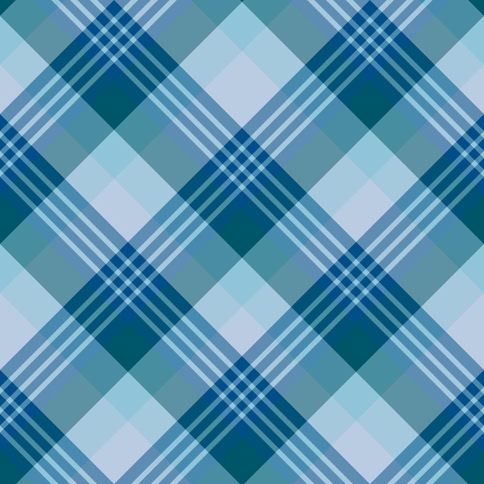 Seamless pattern in simple bright blue colors for plaid, fabric, textile, clothes, tablecloth and other things. Vector image. 2