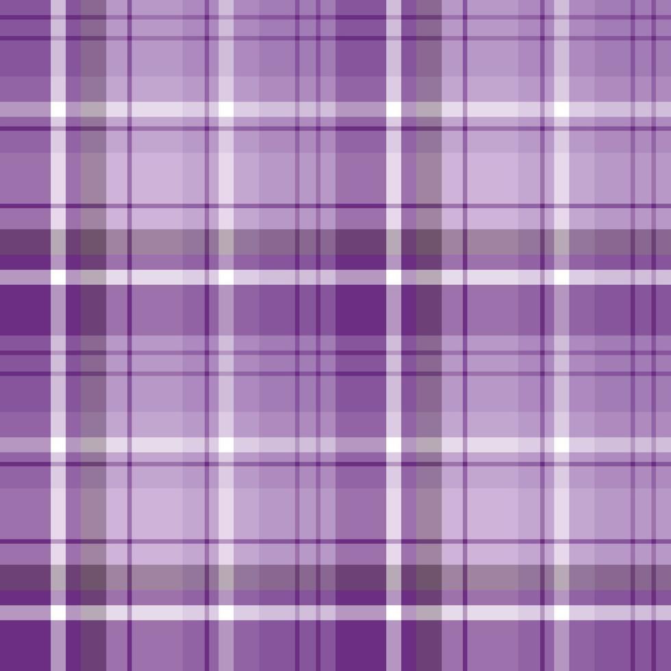 Seamless pattern in simple cute violet and white colors for plaid, fabric, textile, clothes, tablecloth and other things. Vector image.