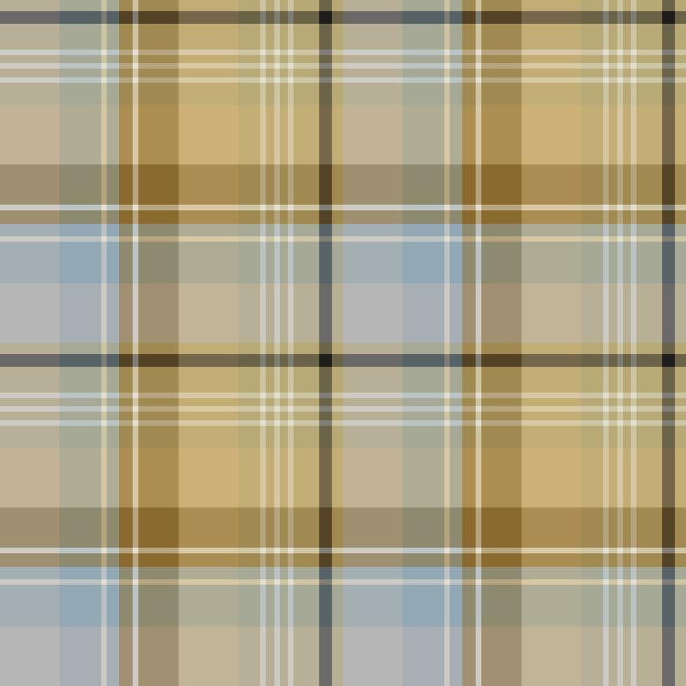 Seamless pattern in simple discreet beige, gray and black colors for plaid, fabric, textile, clothes, tablecloth and other things. Vector image.