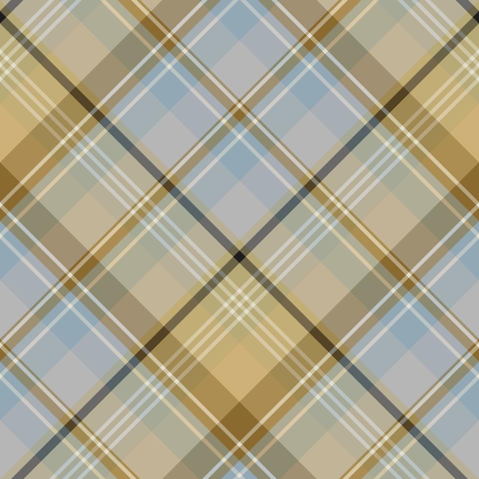 Seamless pattern in simple discreet beige, gray and black colors for plaid, fabric, textile, clothes, tablecloth and other things. Vector image. 2