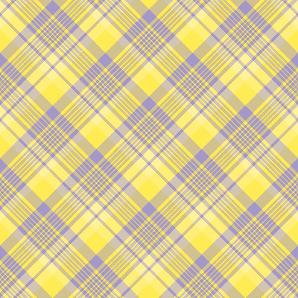 Seamless pattern in simple cozy violet and yellow colors for plaid, fabric, textile, clothes, tablecloth and other things. Vector image. 2