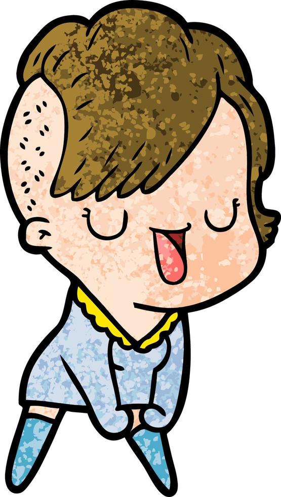 Vector man character in cartoon style
