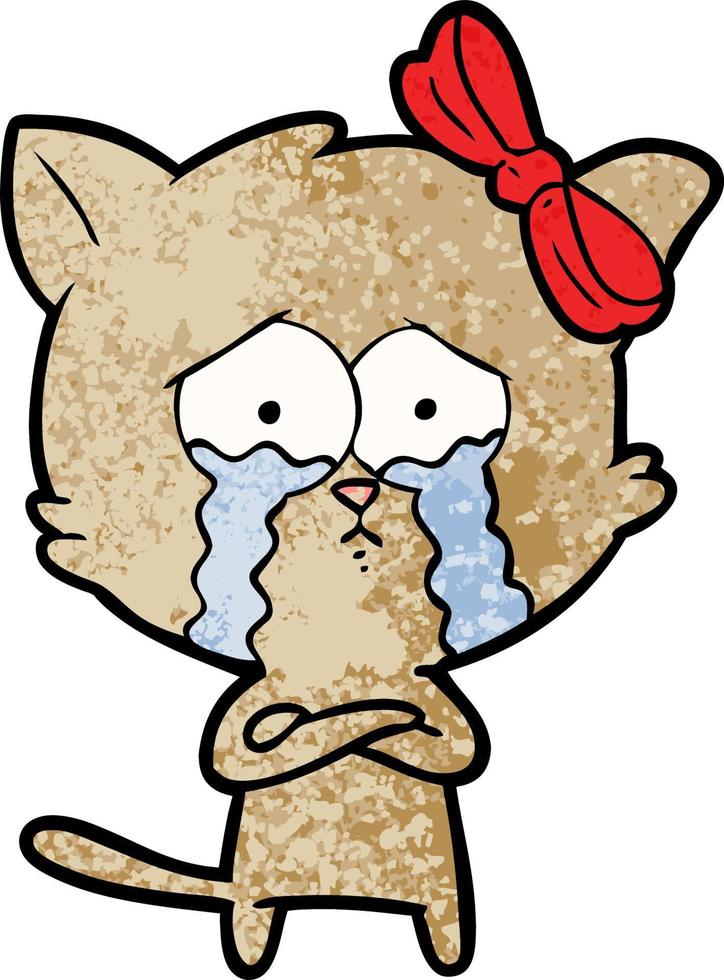 Vector cat character in cartoon style