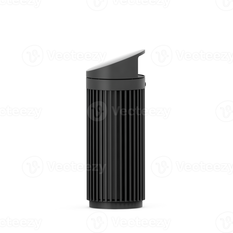 Isometric Trash Cans 3D Render png