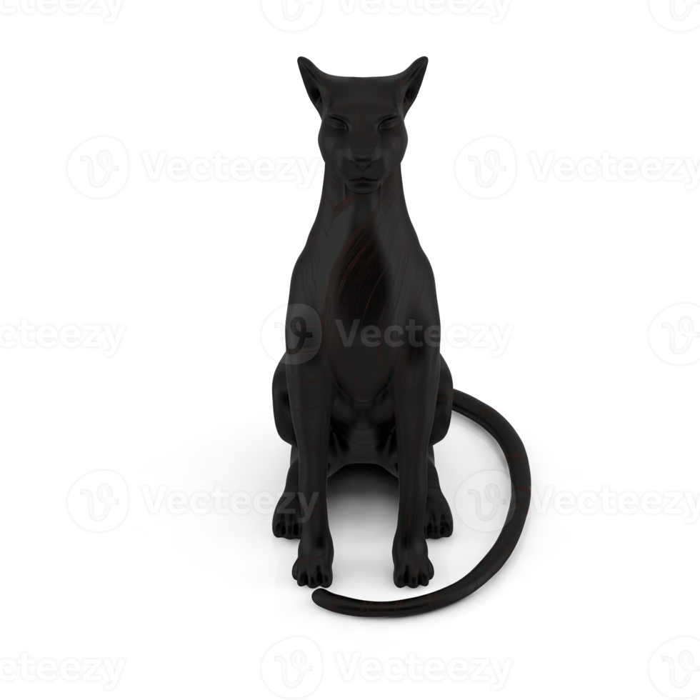 Isometric Statue 3D isolated render png