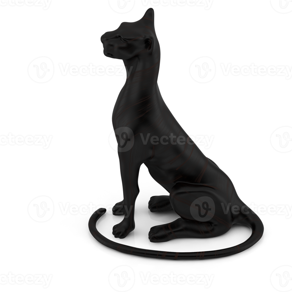 Isometric Statue 3D isolated render png