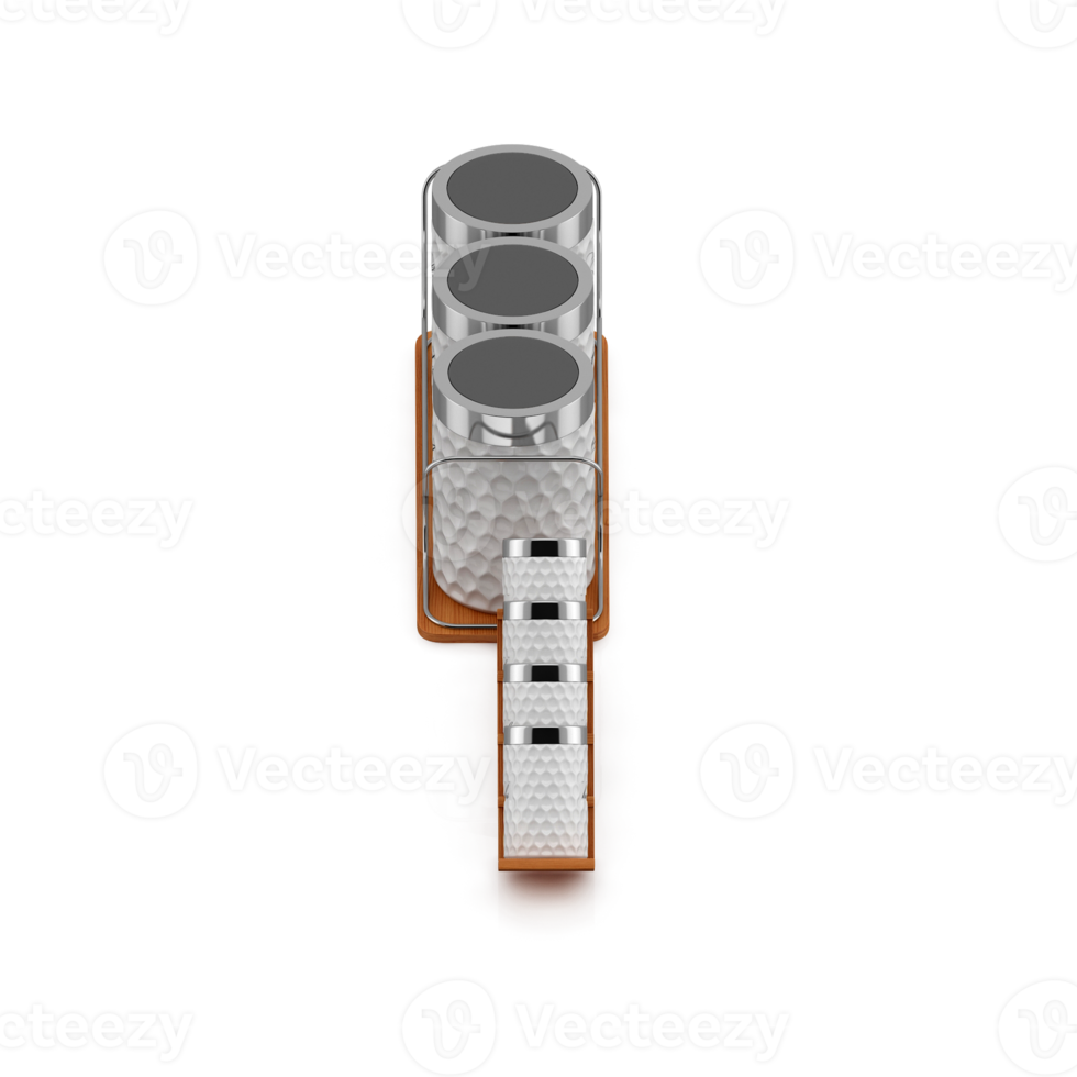 isometrische handtücher 3d isoliert rendern png