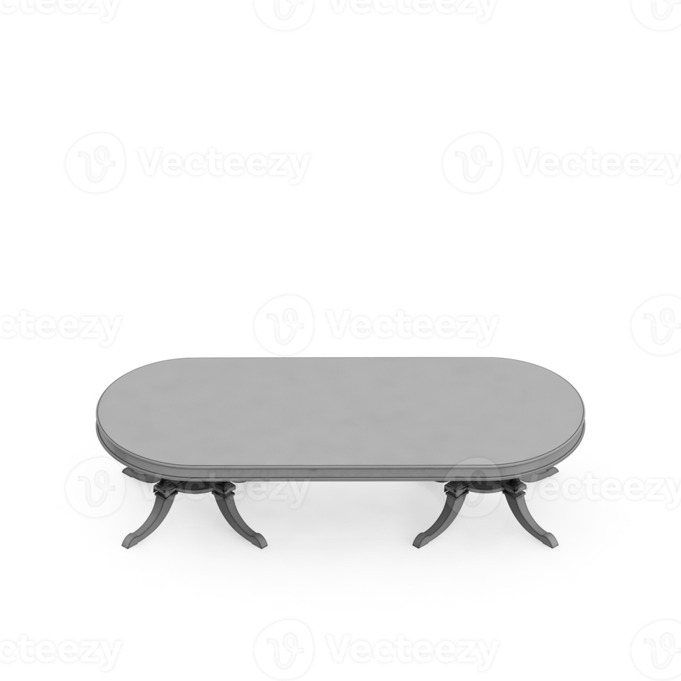 Isometric Table set Perspective 3D render png