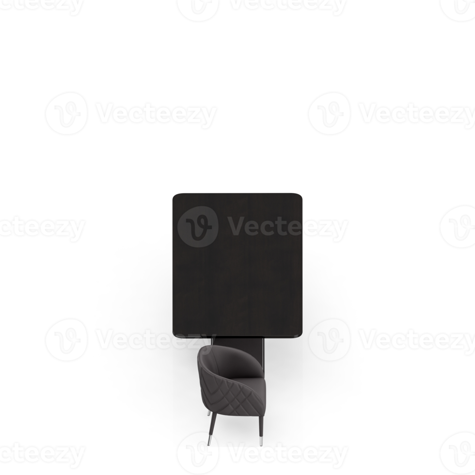 Isometric Table set Perspective 3D render png