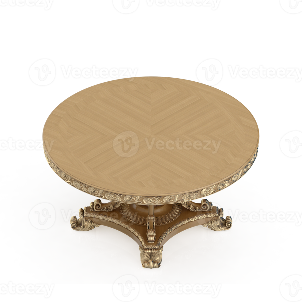 Isometric Table set Perspective 3D render png