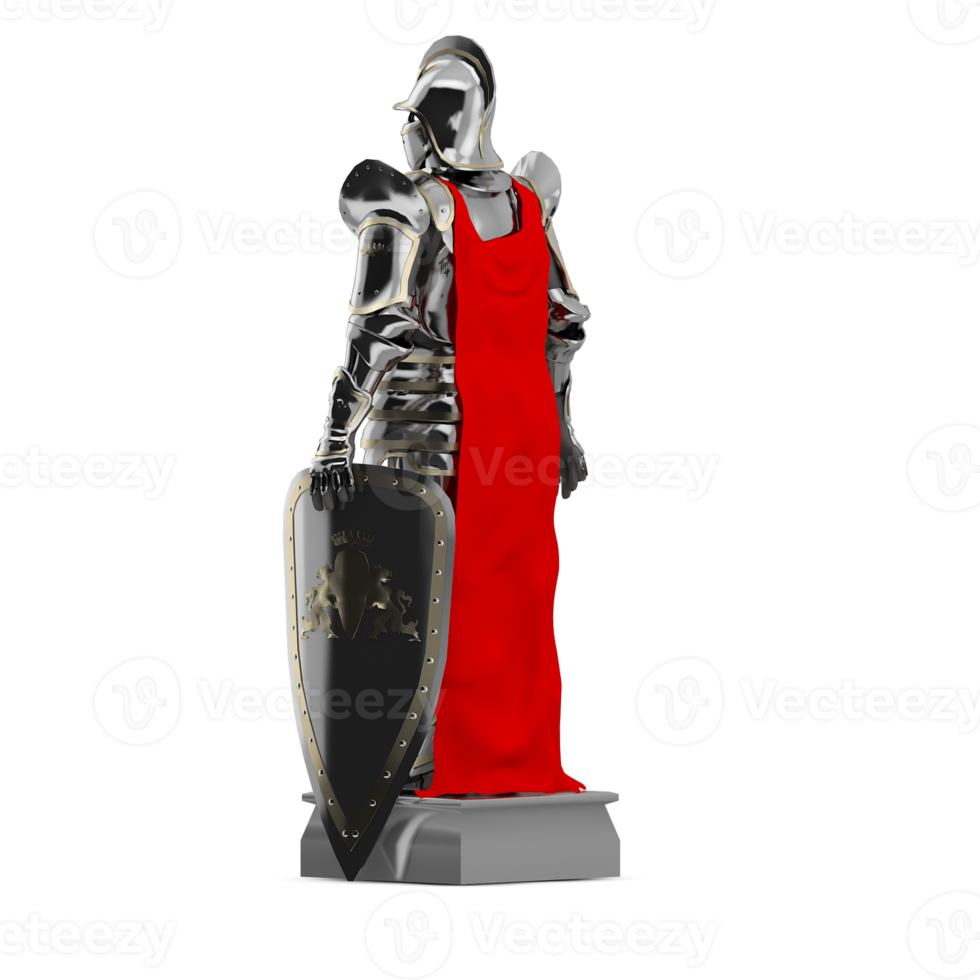 Isometric Statue 3D isolated render png