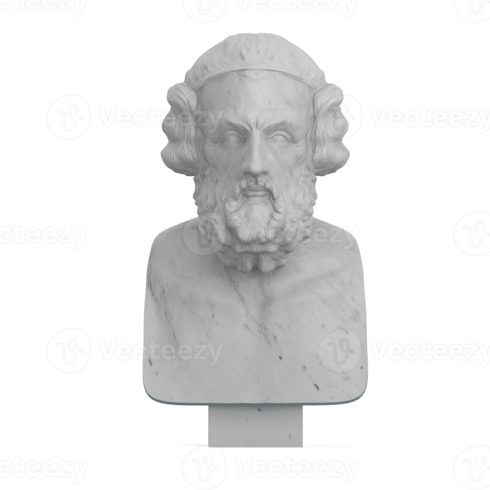 isometrische statue 3d isoliert rendern png