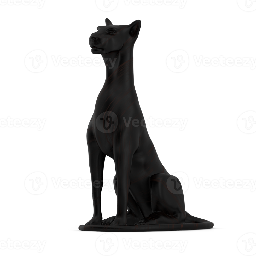 Isometric Statue 3D isolated render png