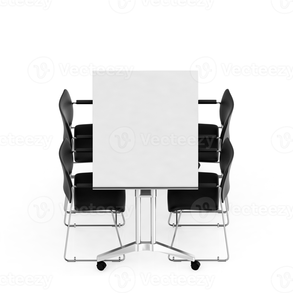 Isometric Table set Perspective 3D render png