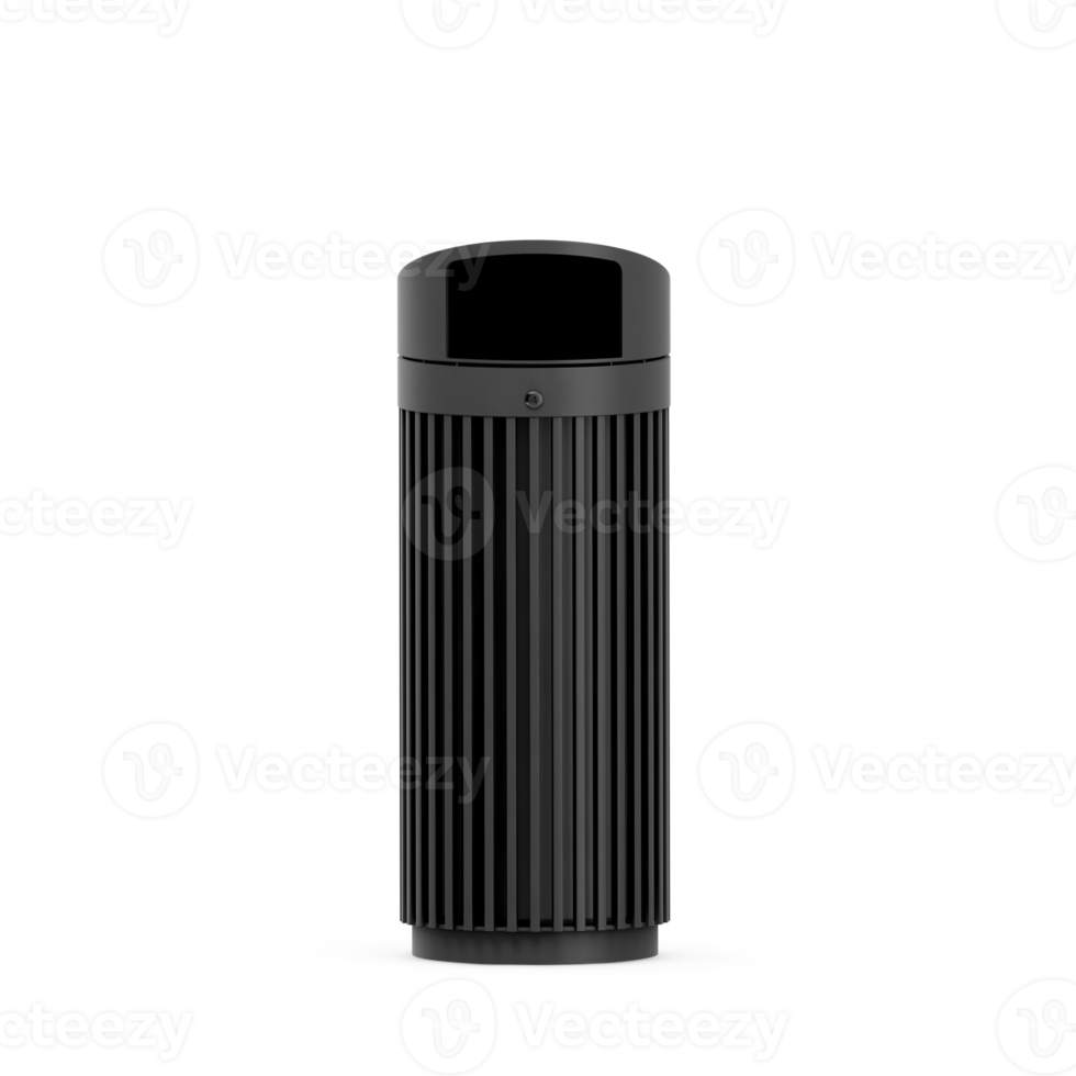 Isometric Trash Cans 3D Render png