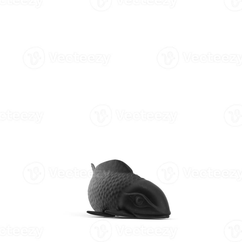 Isometric Statue 3D isolated render png