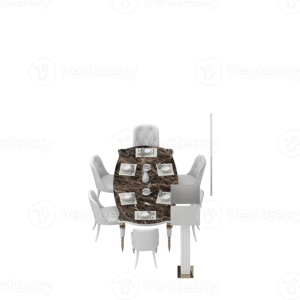 isometrisk tabell uppsättning perspektiv 3d framställa png