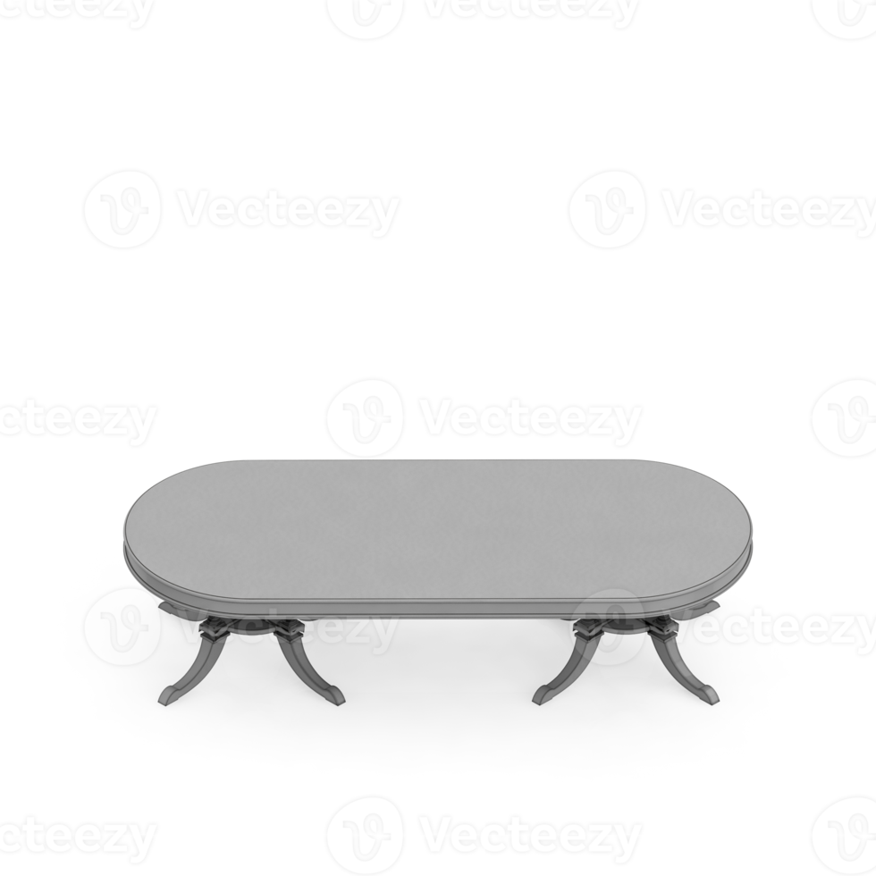 Isometric Table set Perspective 3D render png