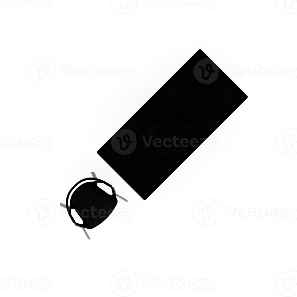 isometrische tafel reeks top 3d geven png