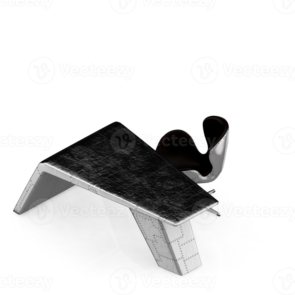 Isometric Table set Perspective 3D render png