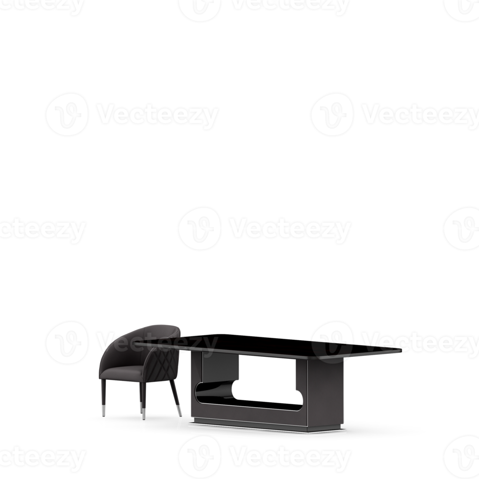 Isometric Table set Perspective 3D render png