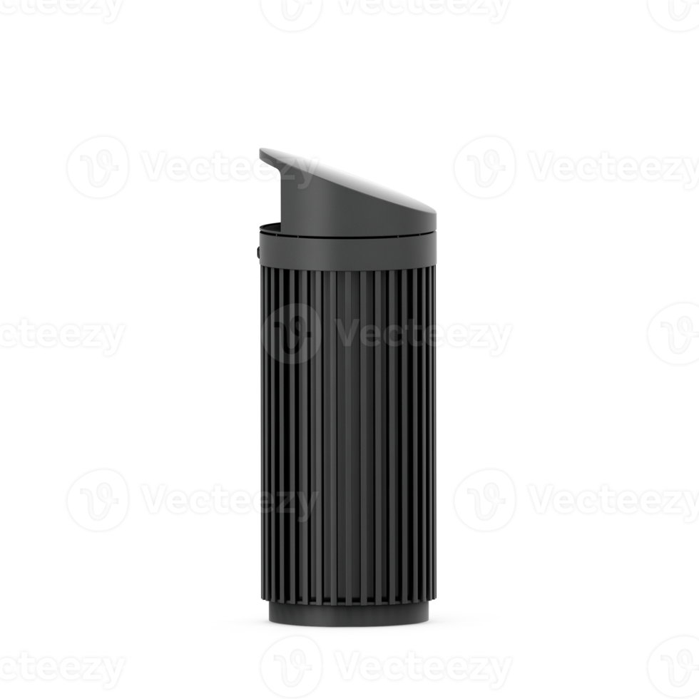 Isometric Trash Cans 3D Render png