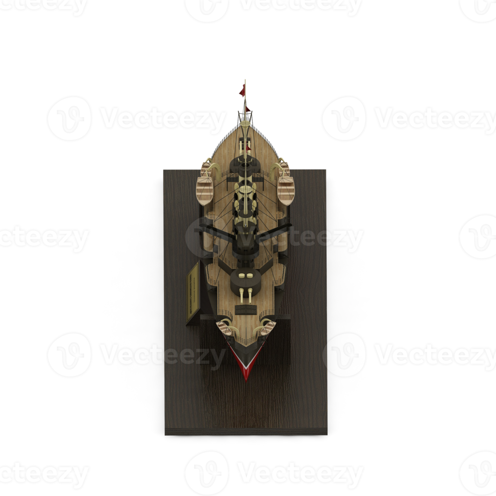 Isometric Statue 3D isolated render png