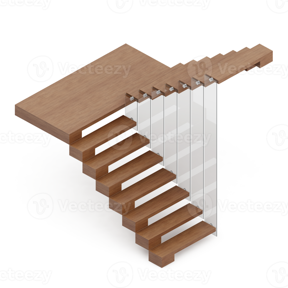 escadas isométricas 3d isoladas png