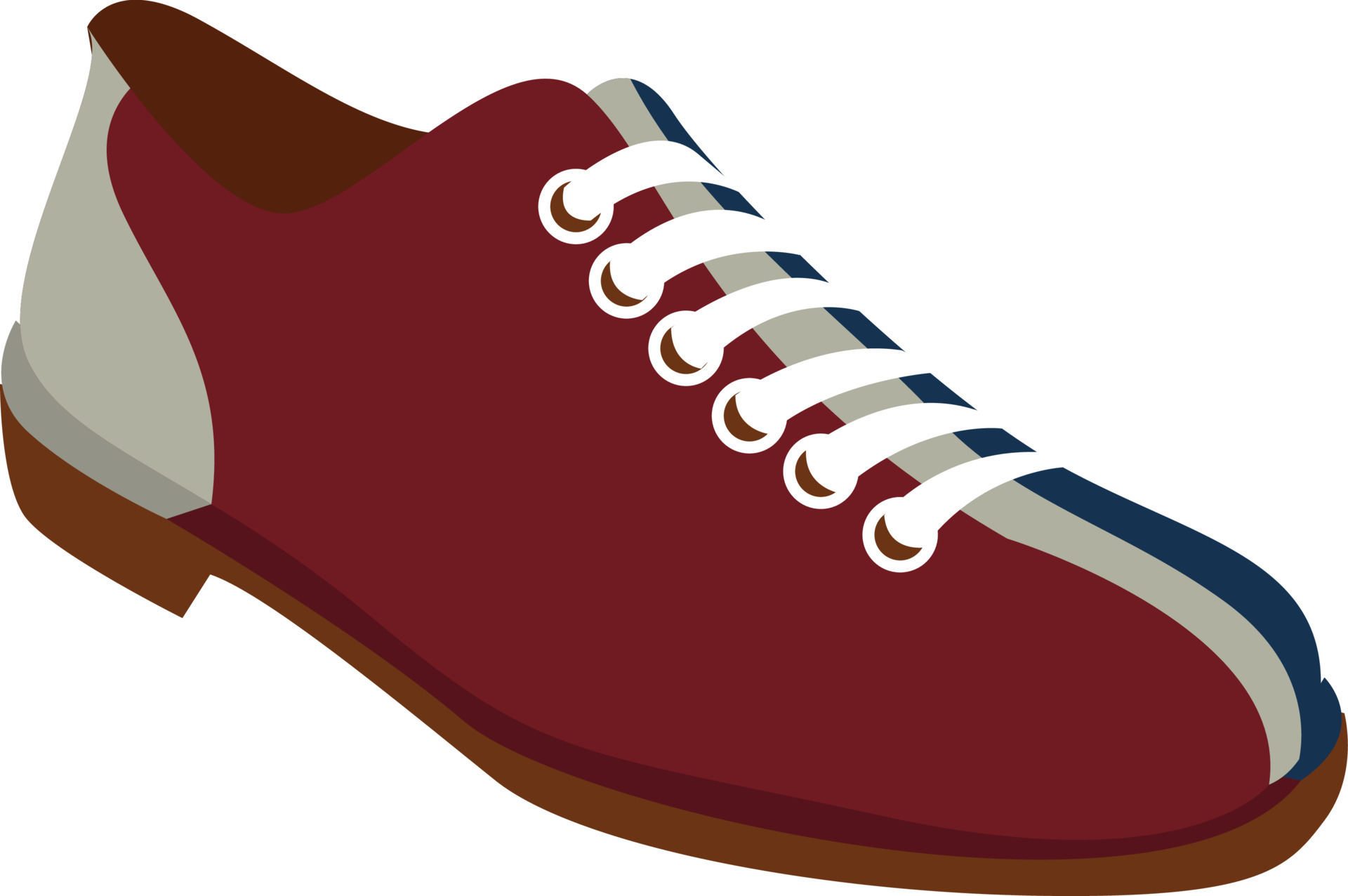 Bowling shoes, illustration, vector on white background 13847187 Vector