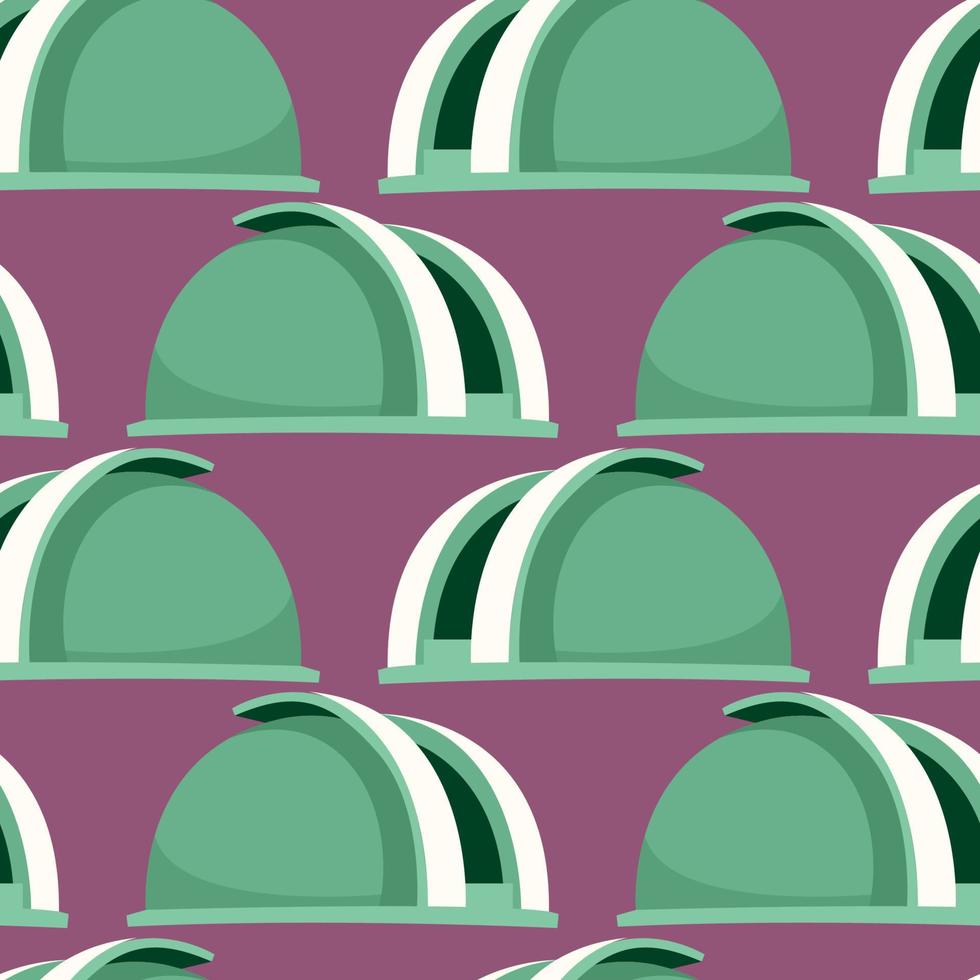 Observatory pattern, illustration, vector on white background