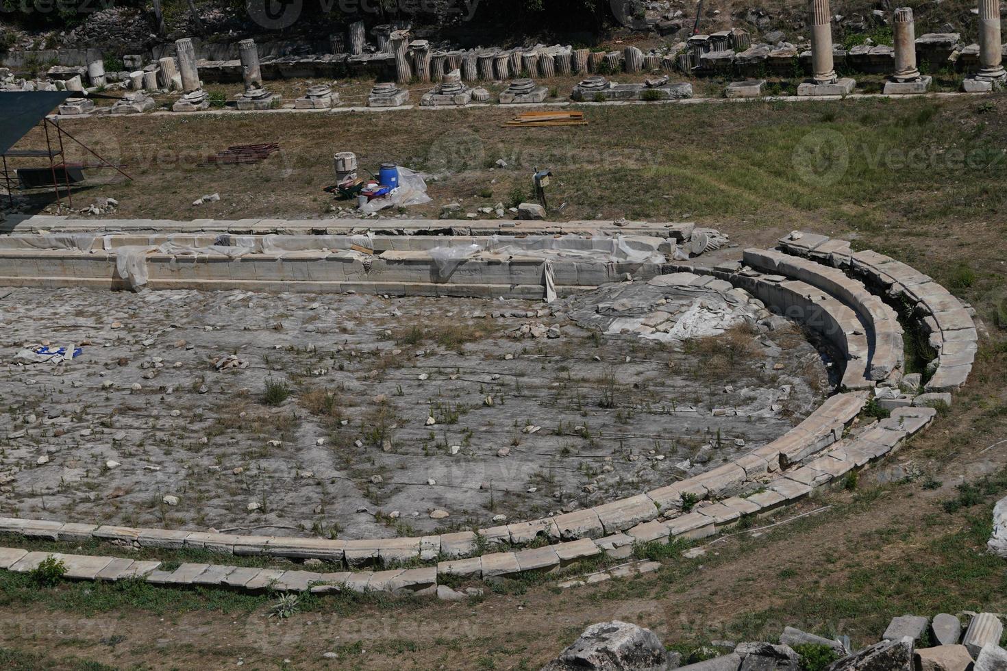 Pool in Aphrodisias Ancient City in Aydin, Turkiye photo