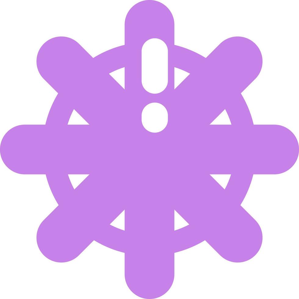 Winter snow flake, illustration, vector on a white background.