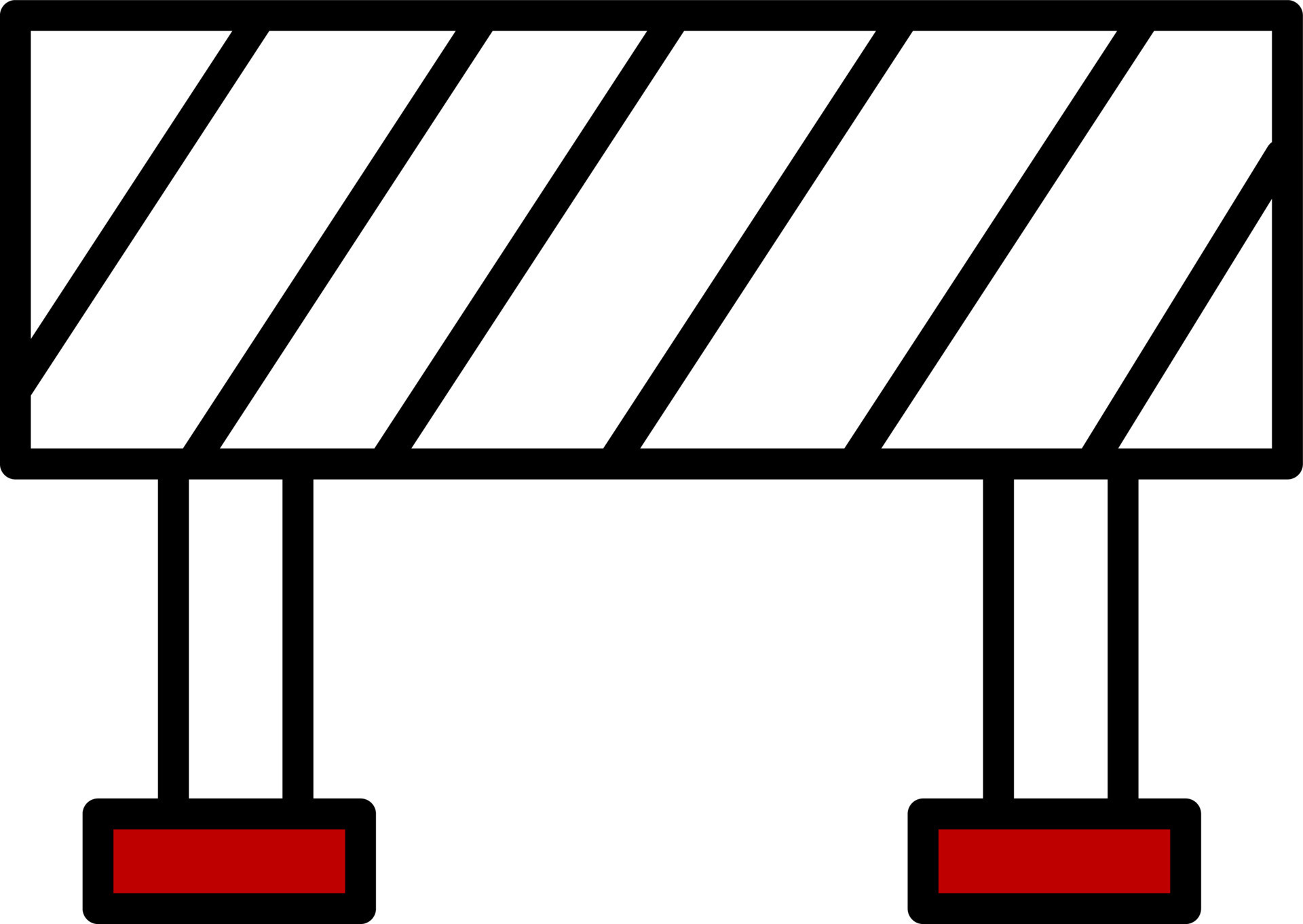 Fire fence, illustration, vector, on a white background. 13847970