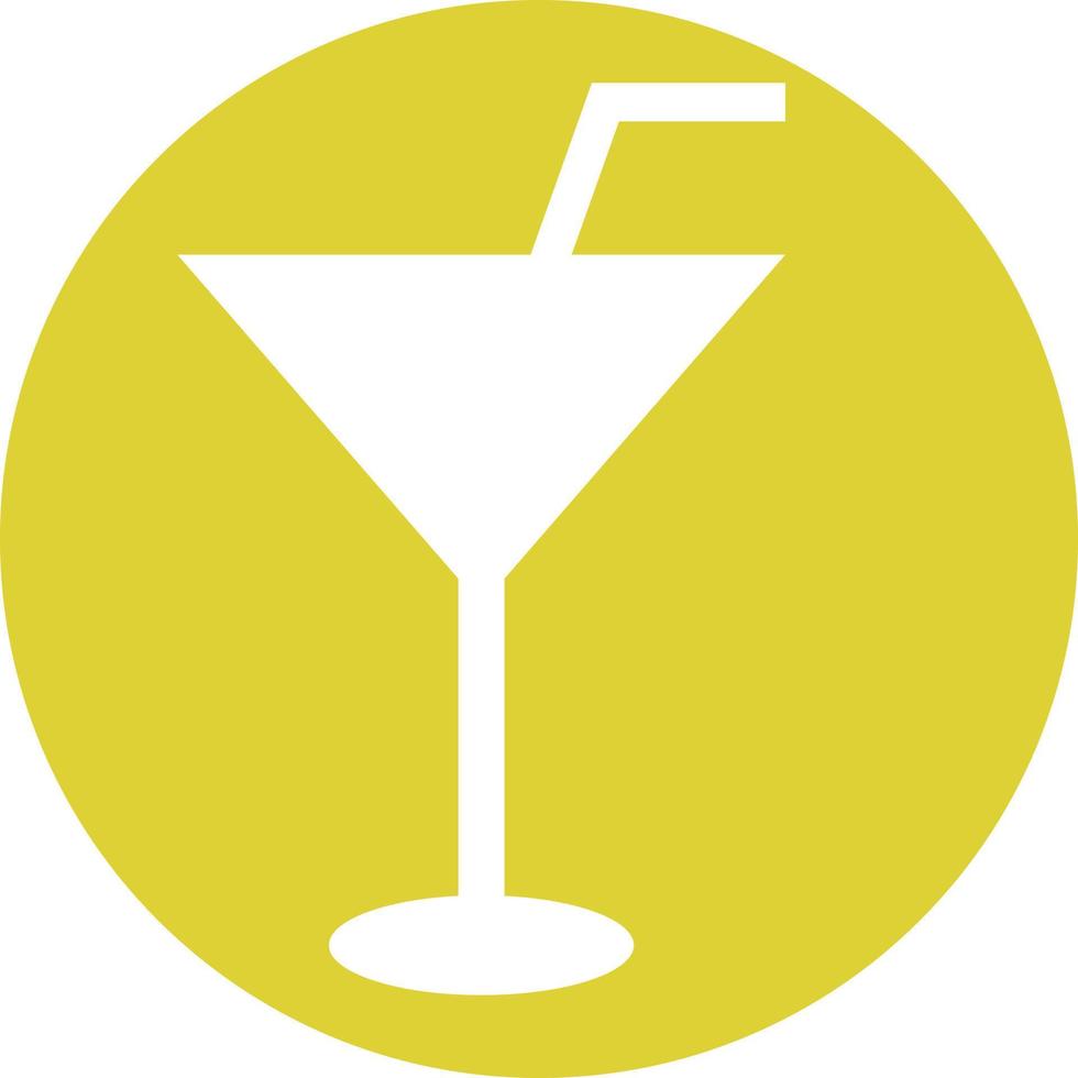 Summer coctail, illustration, vector on a white background.