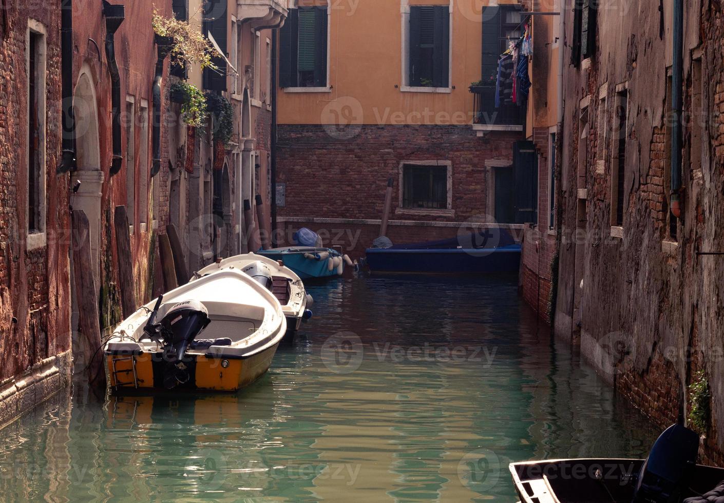 Water canal in Venice, Italy photo