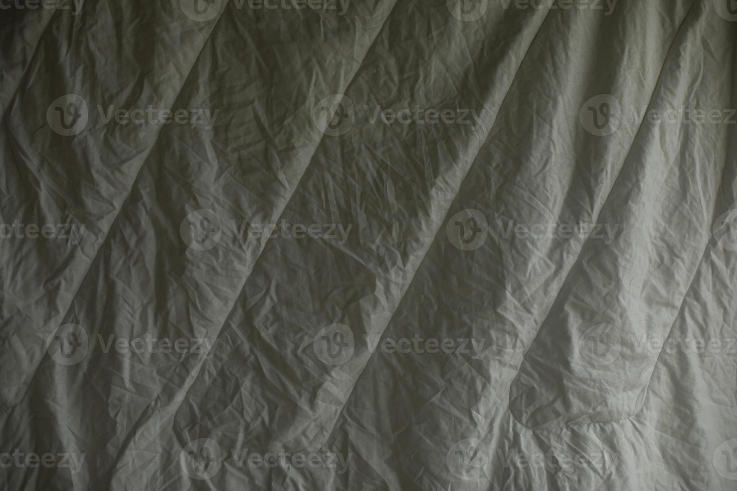 White blanket dries. Wet blanket. Bed linen texture. 13848297 Stock