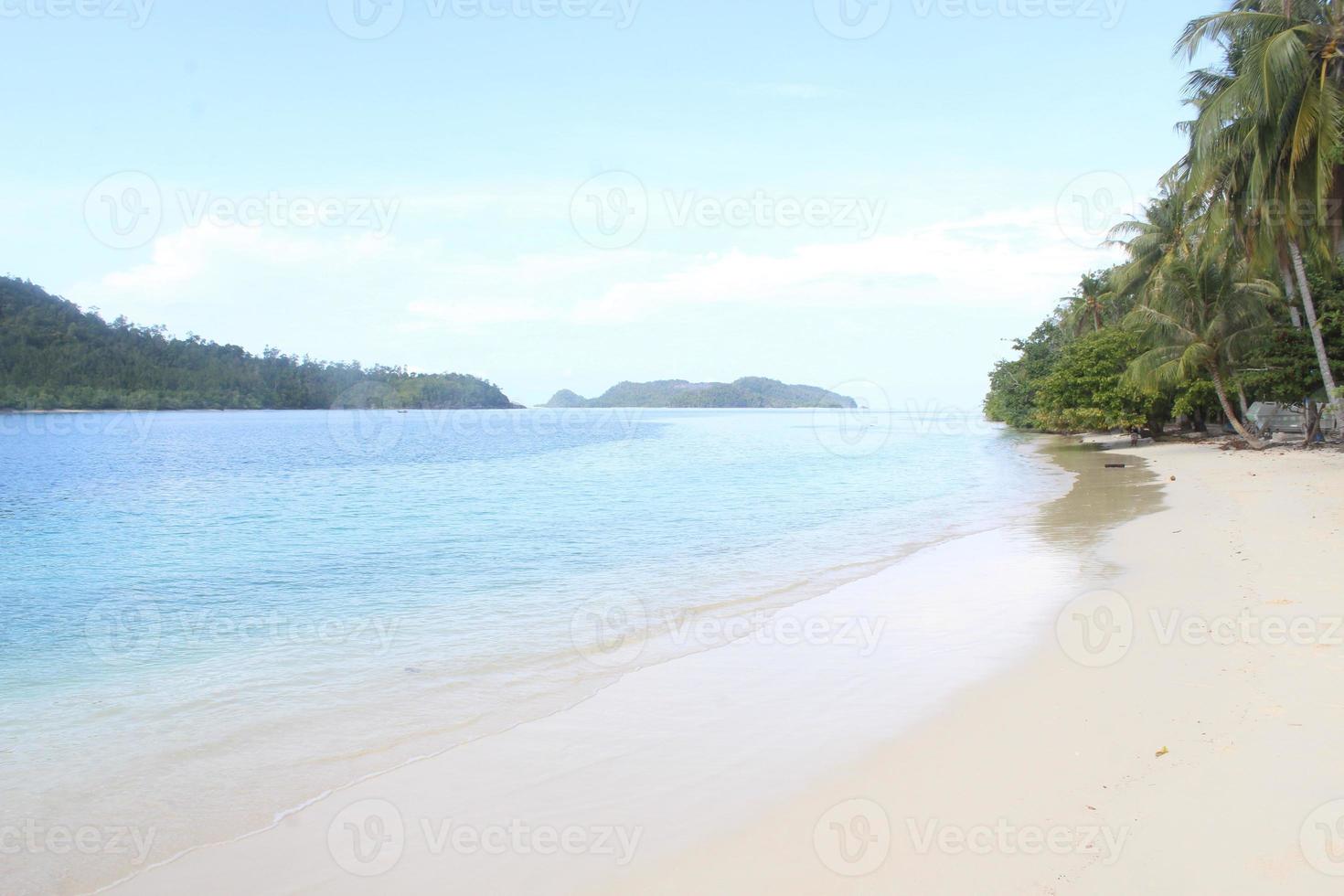 White Sand Beach Pagang Island, West Sumatra, Indonesia photo