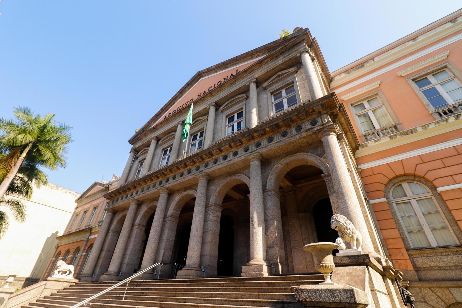 Rio de Janeiro, RJ, Brazil, 2022 - Facade of the Brazilian National Archives photo