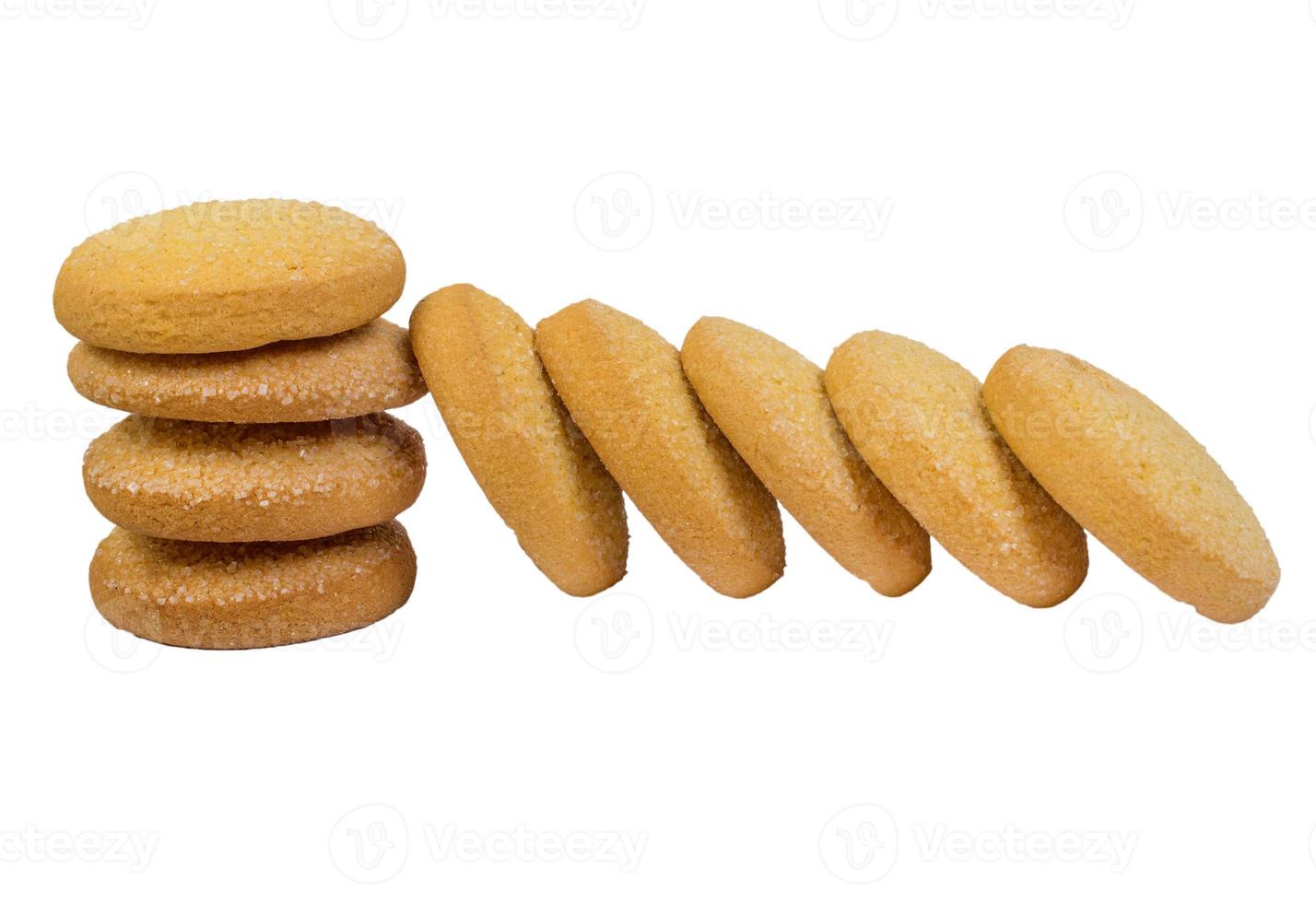 galletas de maíz aisladas foto