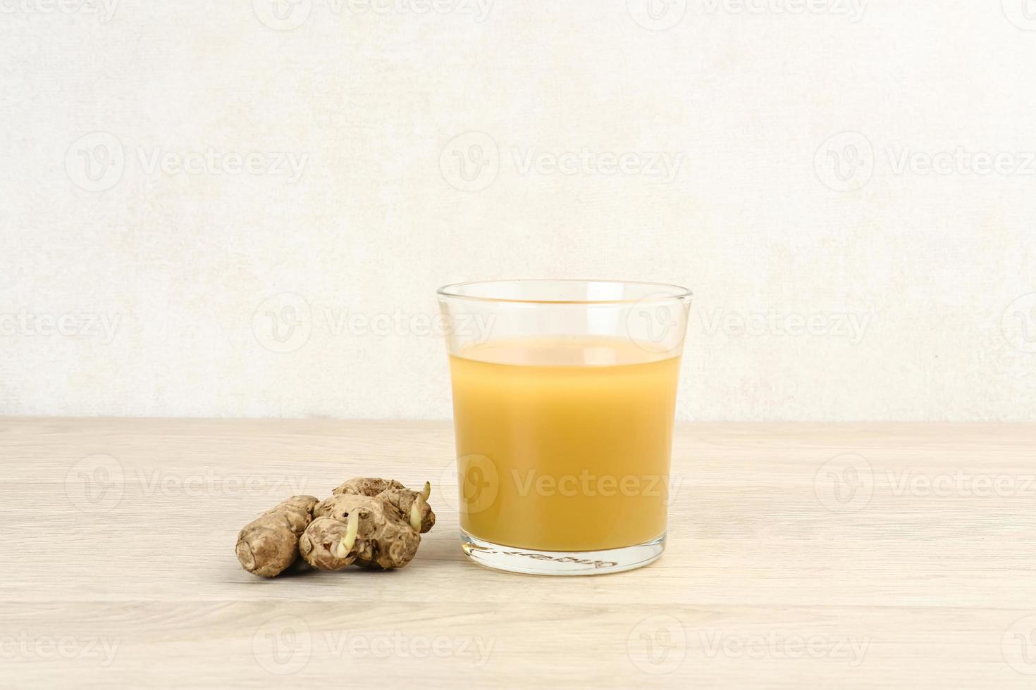 Jamu beras kencur. Indonesian herbal drinks photo