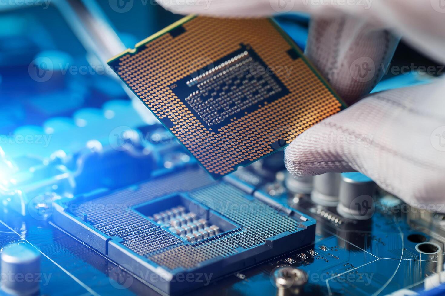 Electronic engineer of computer technology. Maintenance computer cpu