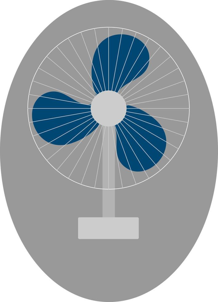 Fan cooling, illustration, vector on white background. 13853387 Vector