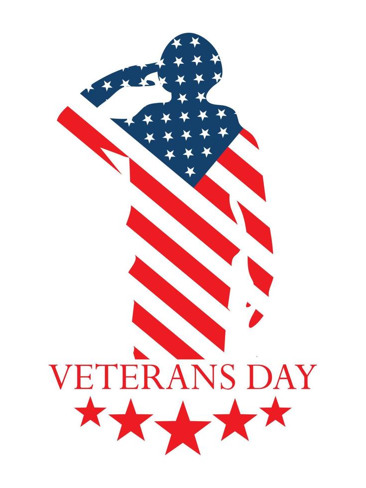 veterans day celebration banner vector