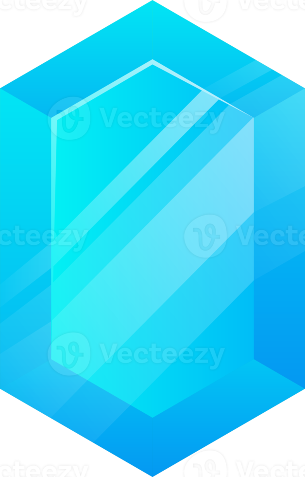 Blue shiny diamonds cuts. Jewelry gems magic stone for interface design. png