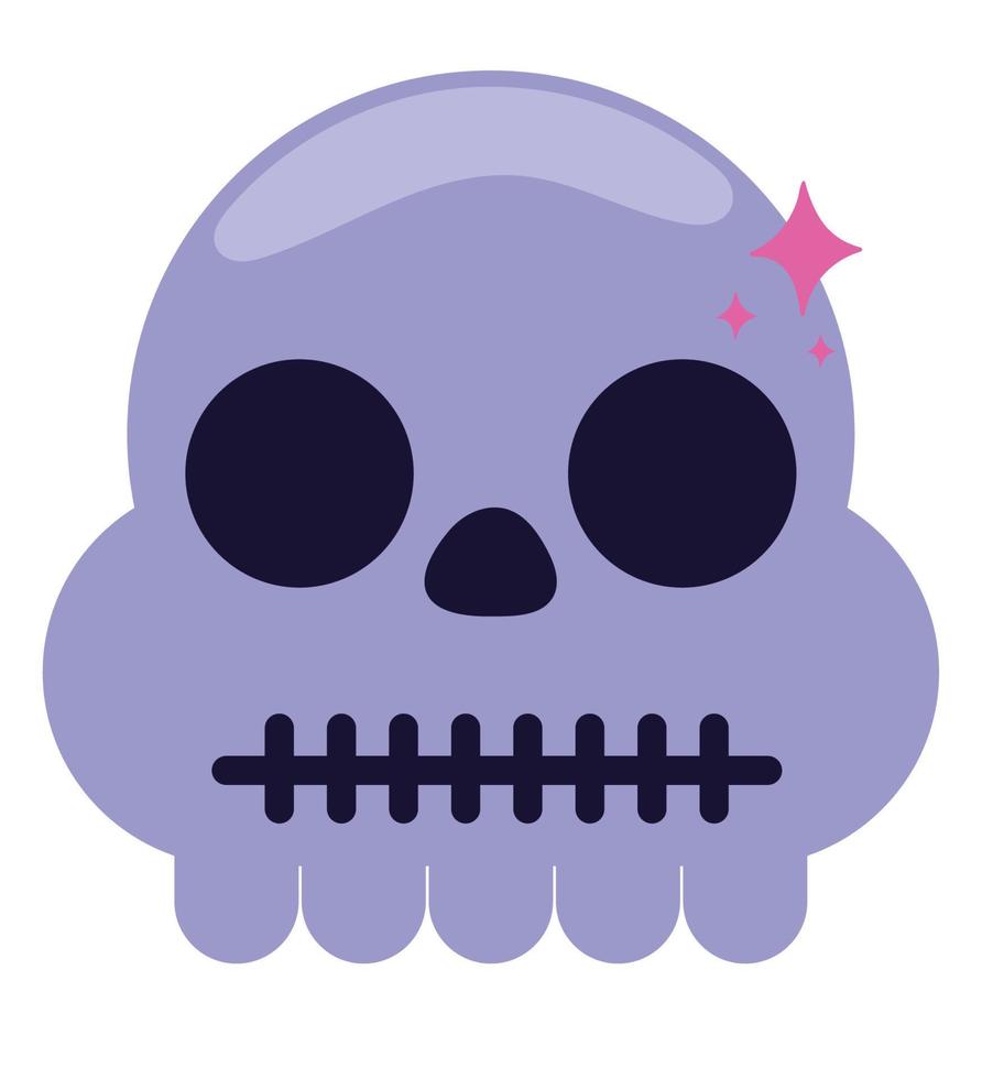 skull esoteric icon vector