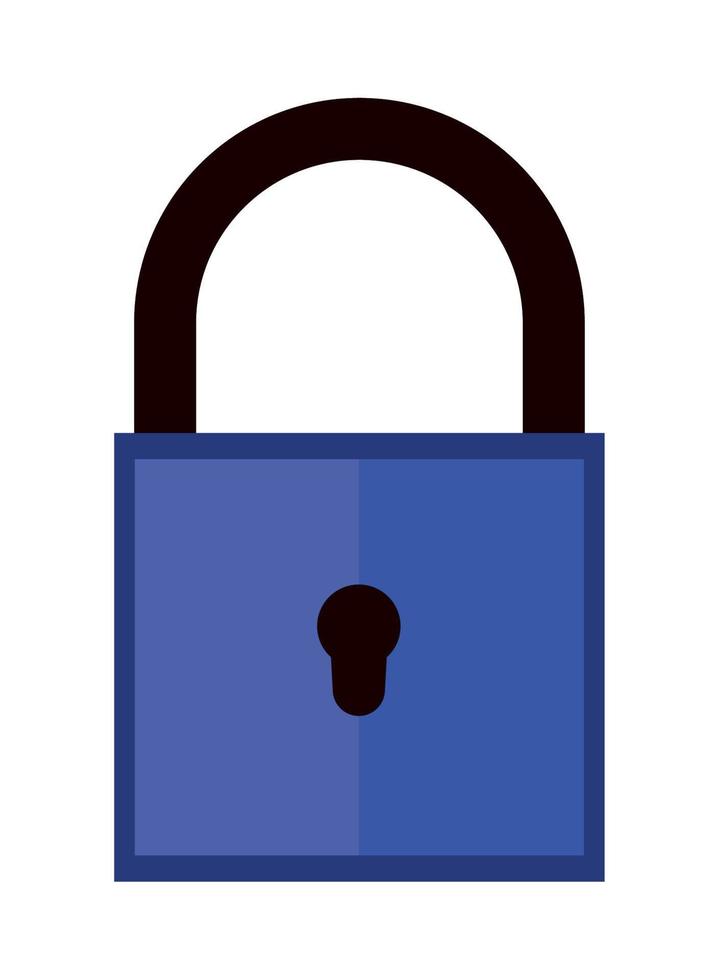 padlock security icon vector