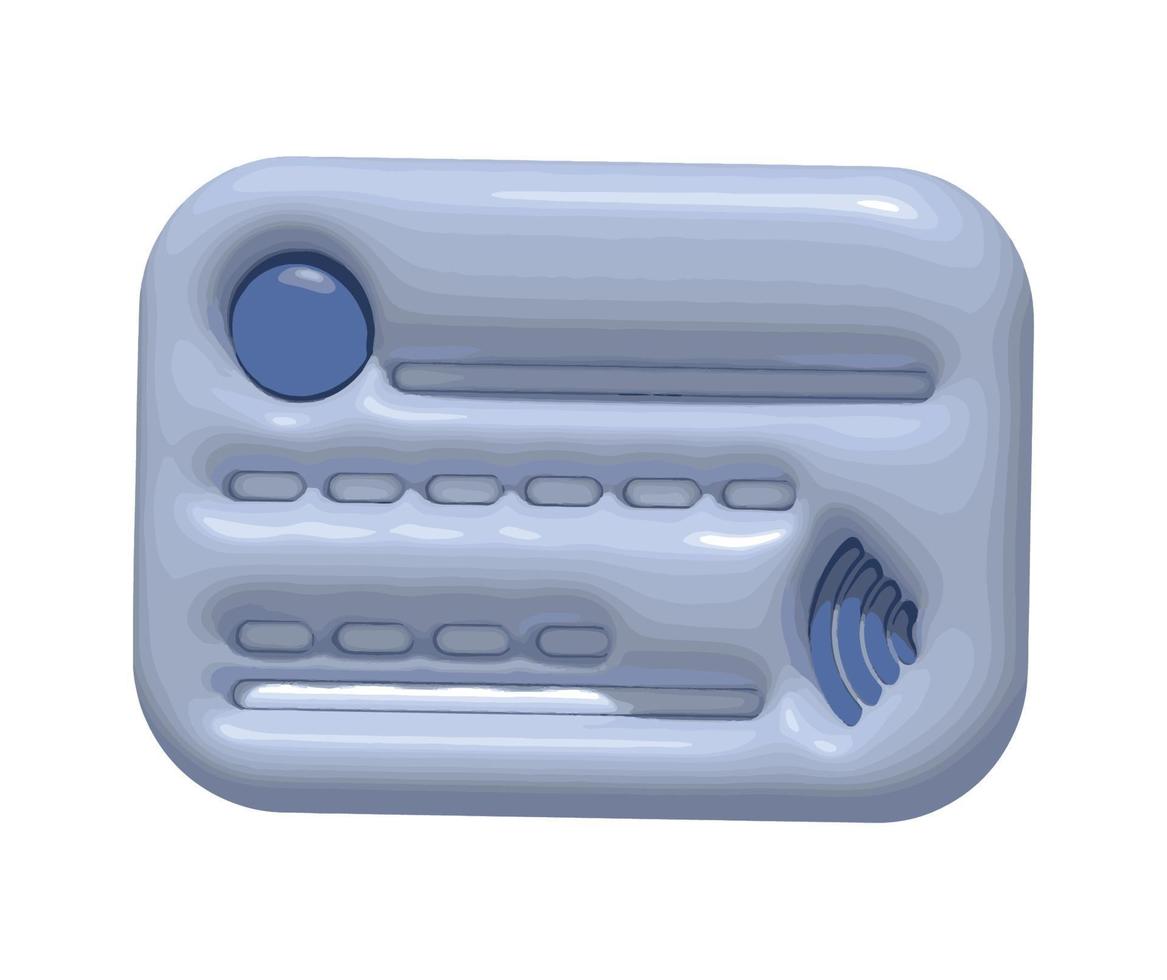 bank card 3d style vector